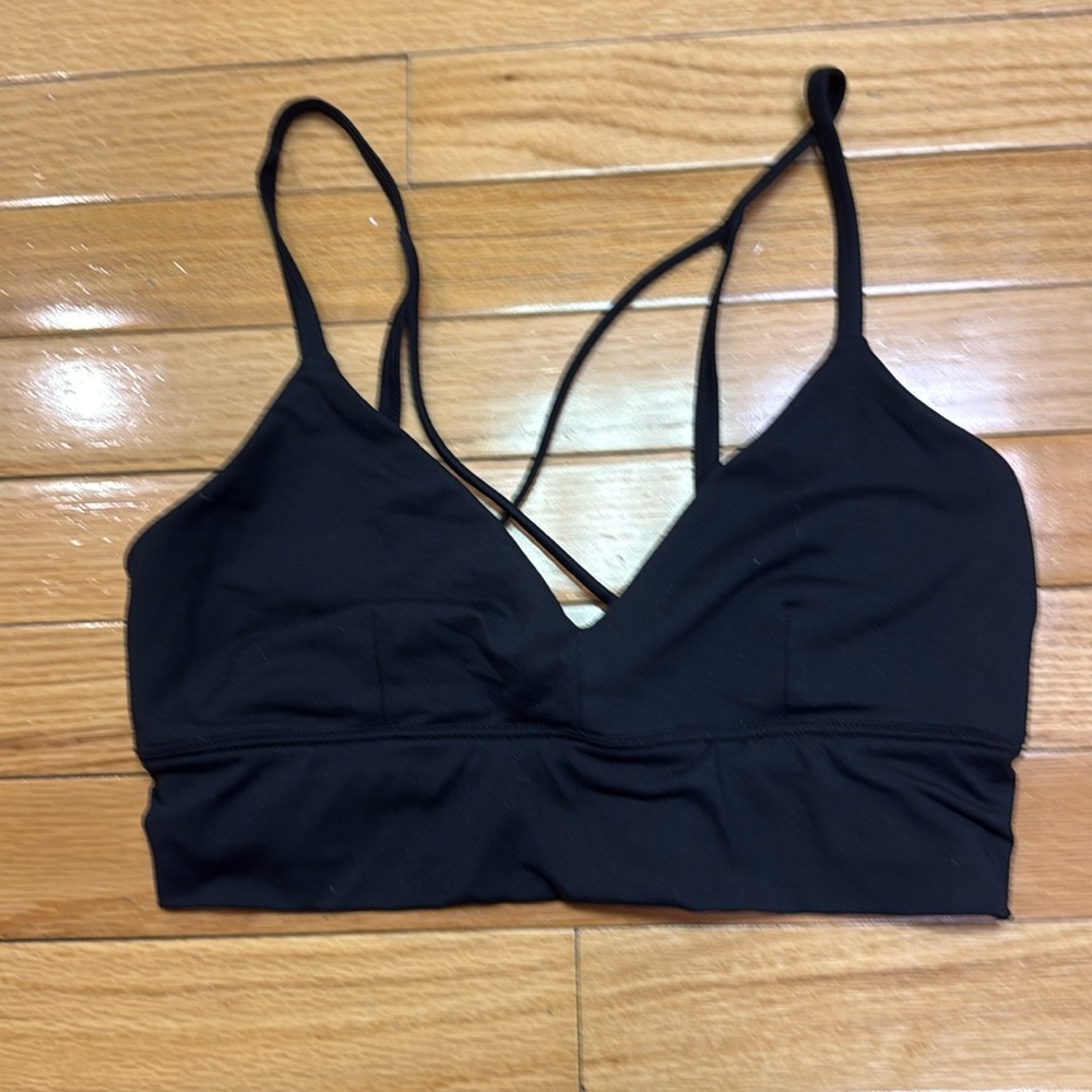 Alo sports bra small black